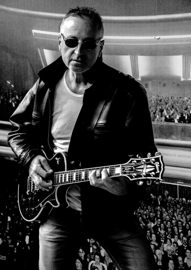 Independent rock musician portrait series, monochrome. Independent rock musician portrait series, monochrome.